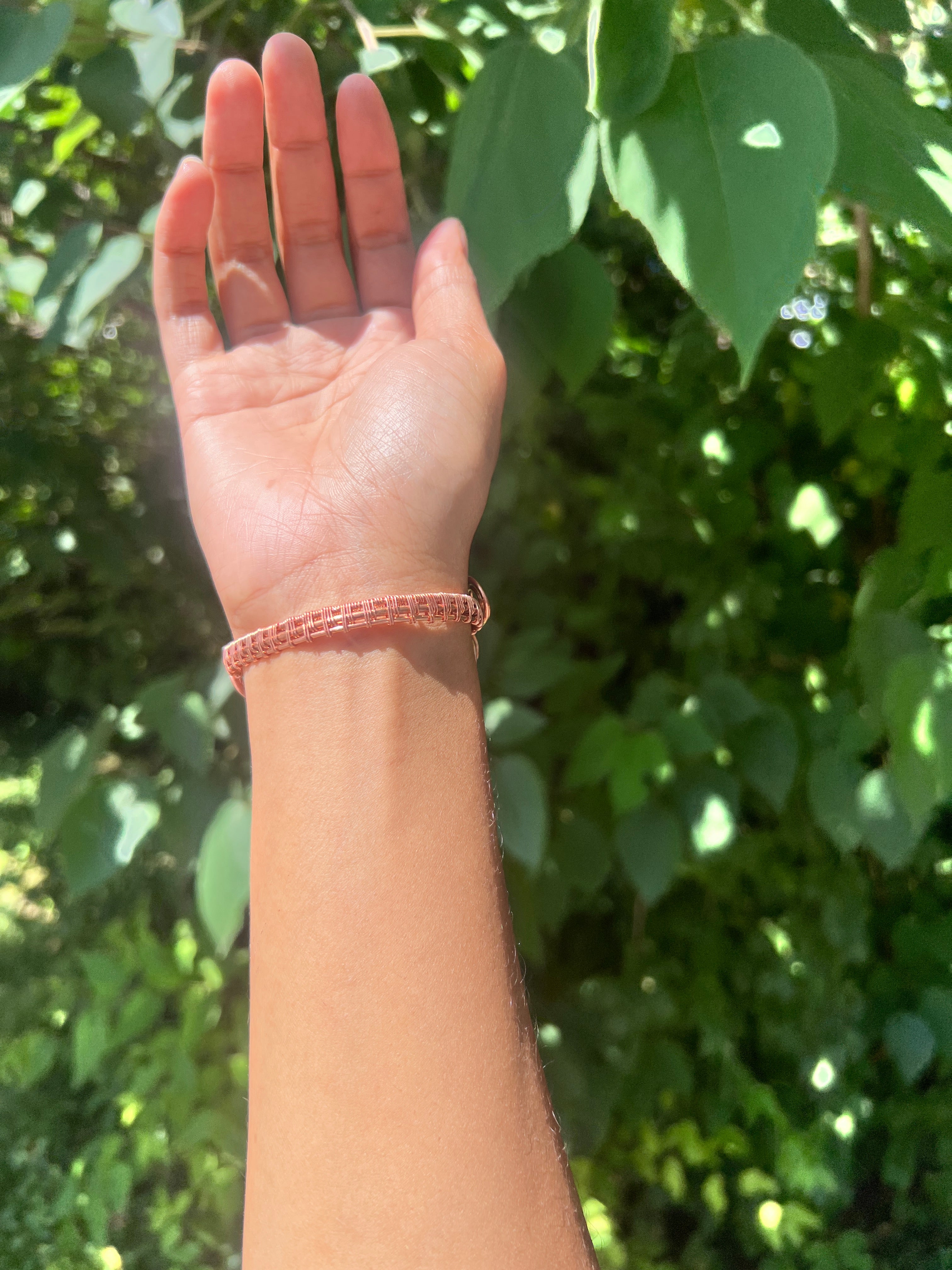 Hematite Bracelet Wrapped in Copper  | Wire Wrapped Bracelet