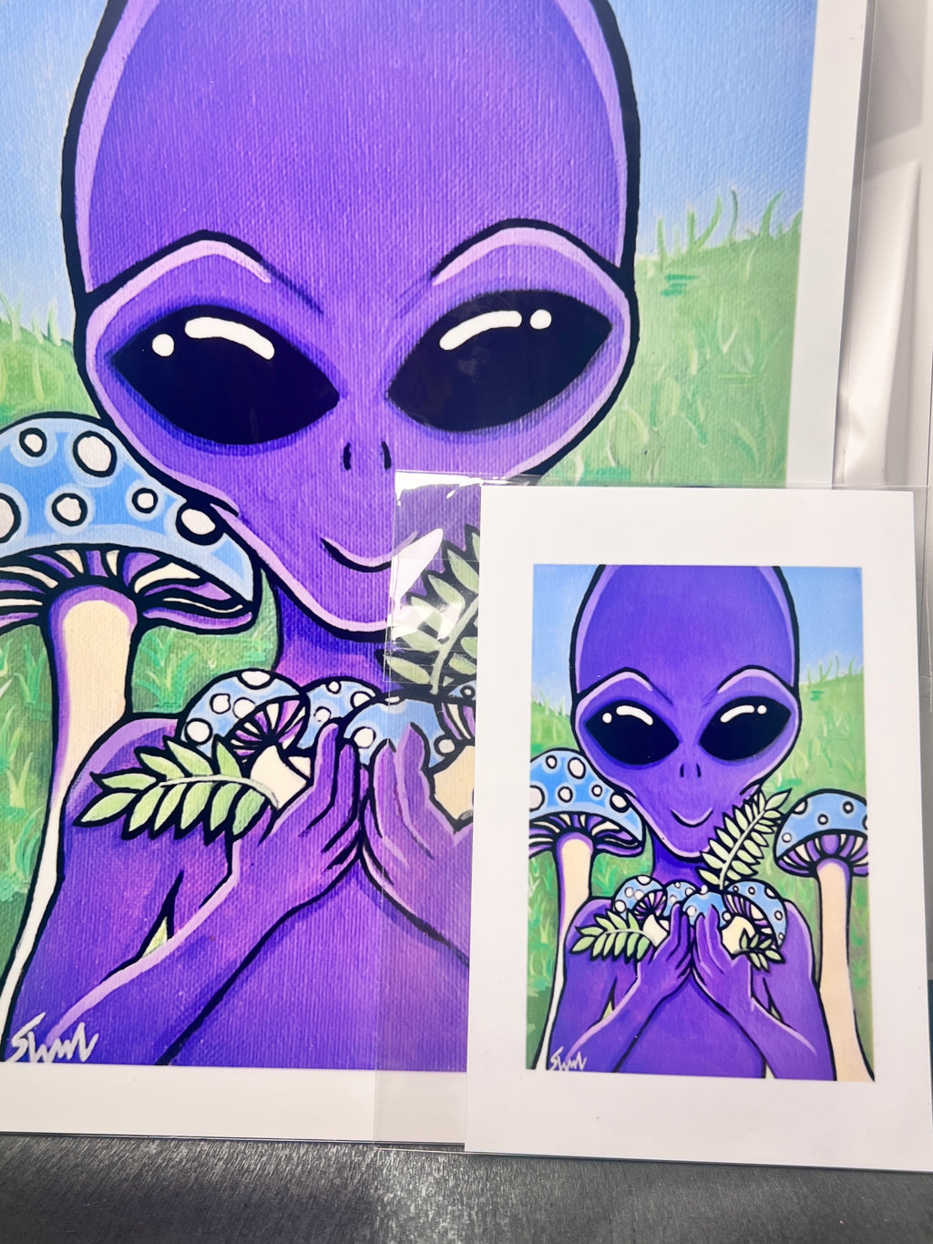 4x6in “The Mushroom Keeper”  Art Print