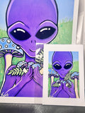 4x6in “The Mushroom Keeper”  Art Print