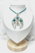 Sterling Silver Blue Tiger’s Eye Pendant