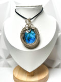 Sterling Silver Labradorite Pendant Necklace