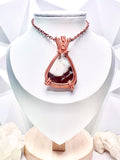 Copper Wire Wrapped Thunder Agate | High Quality Thunder Agate Gemstone Necklace