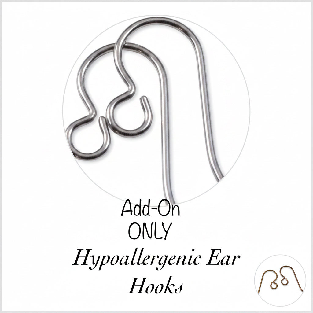 Niobium Hypoallergenic Ear Hooks — Upgrade Add-On